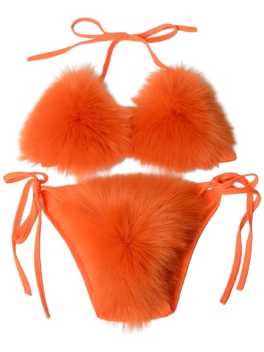 Damen plüsch slip - damen, set