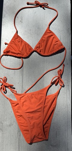 Damen bikini teilig orange - damen, 2-teilig